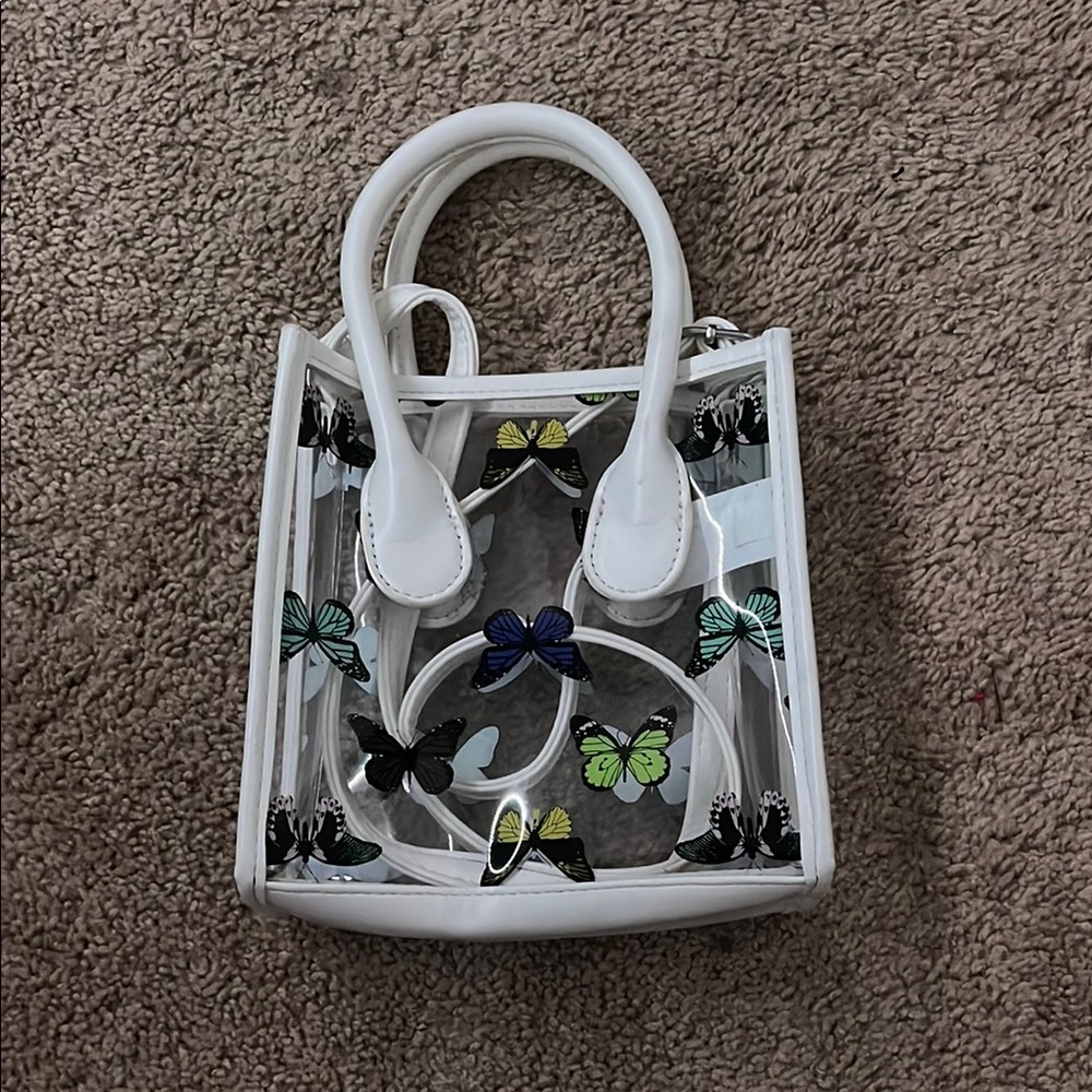 Butterfly Transparent Handbag